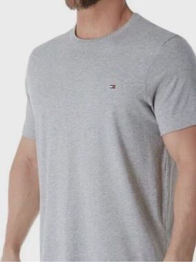 Tommy Hilfiger Men’s XL Light Grey Short Sleeve Crew Tee